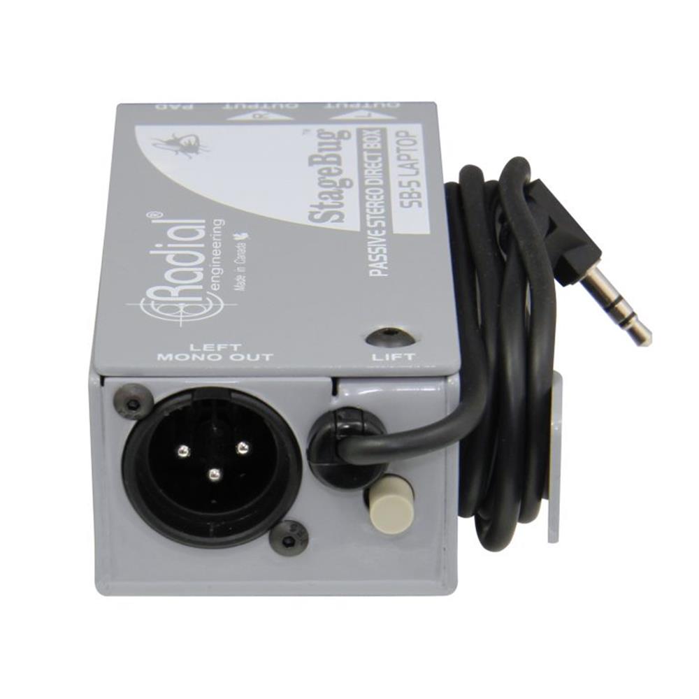 Radial SB-5 Compact Stereo DI for Computers w/Sidewinder