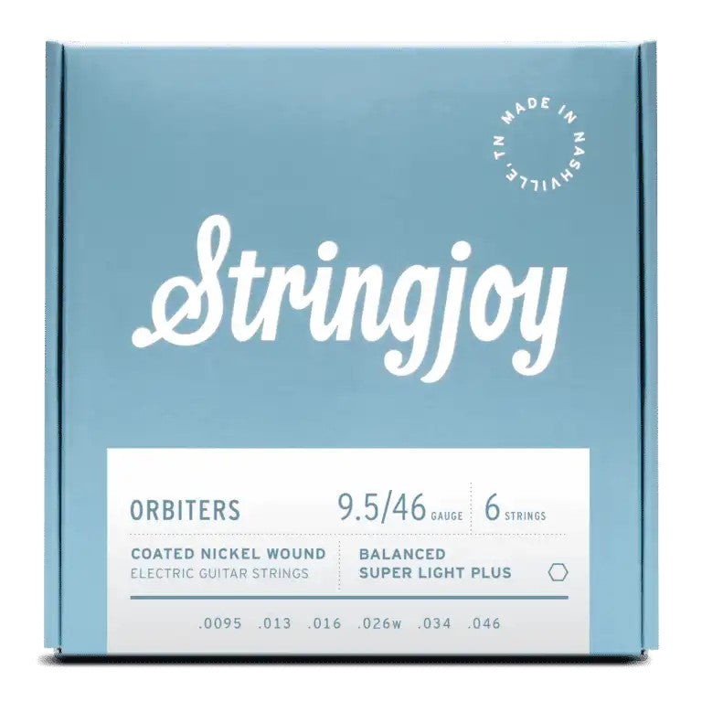 Stringjoy Orbiters Coated Electric Guitar Strings 6 Pack