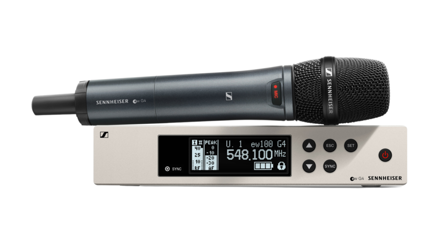 Sennheiser EW100 G4-835-S-AS Wireless Microphone System