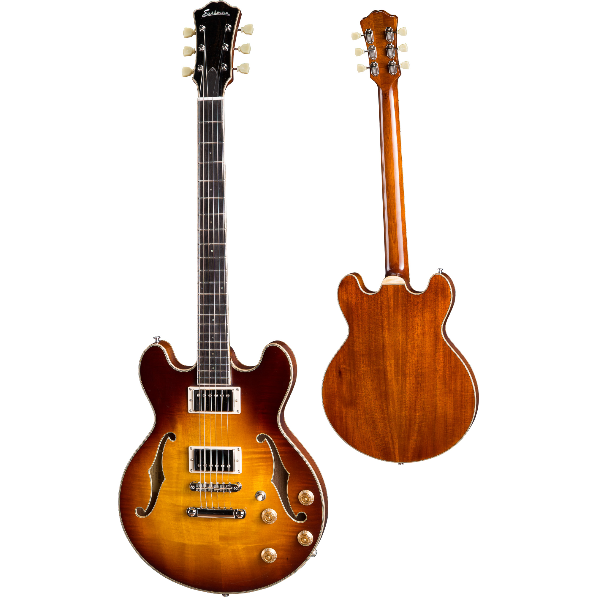 Eastman T184MX Electric Guitar, Gold Burst