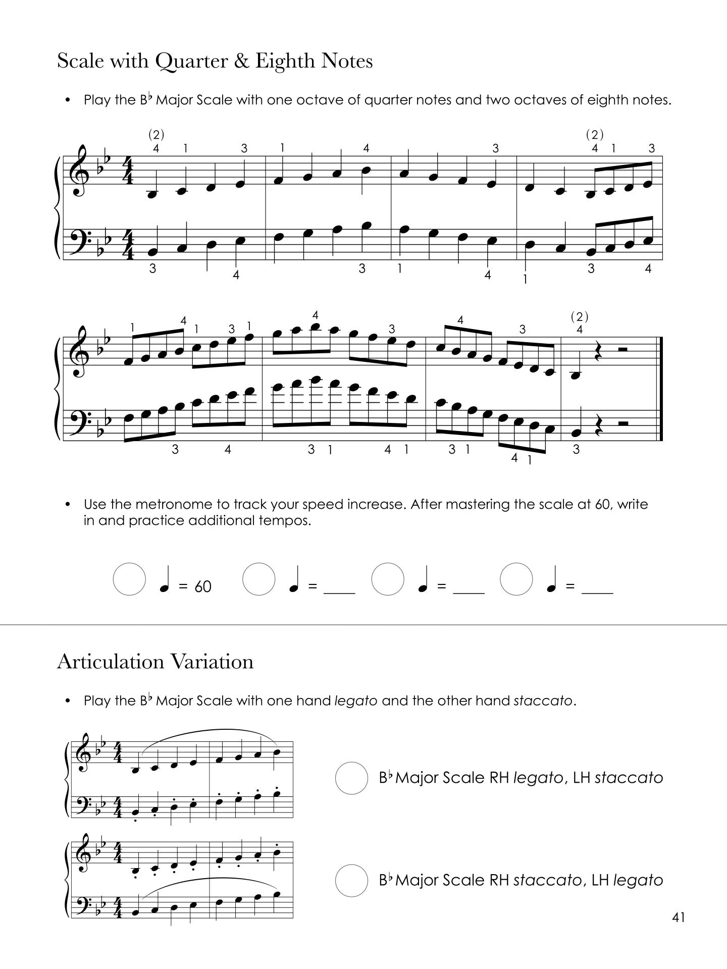 Piano Safari - The Advancing Pianist: Technique Book 1