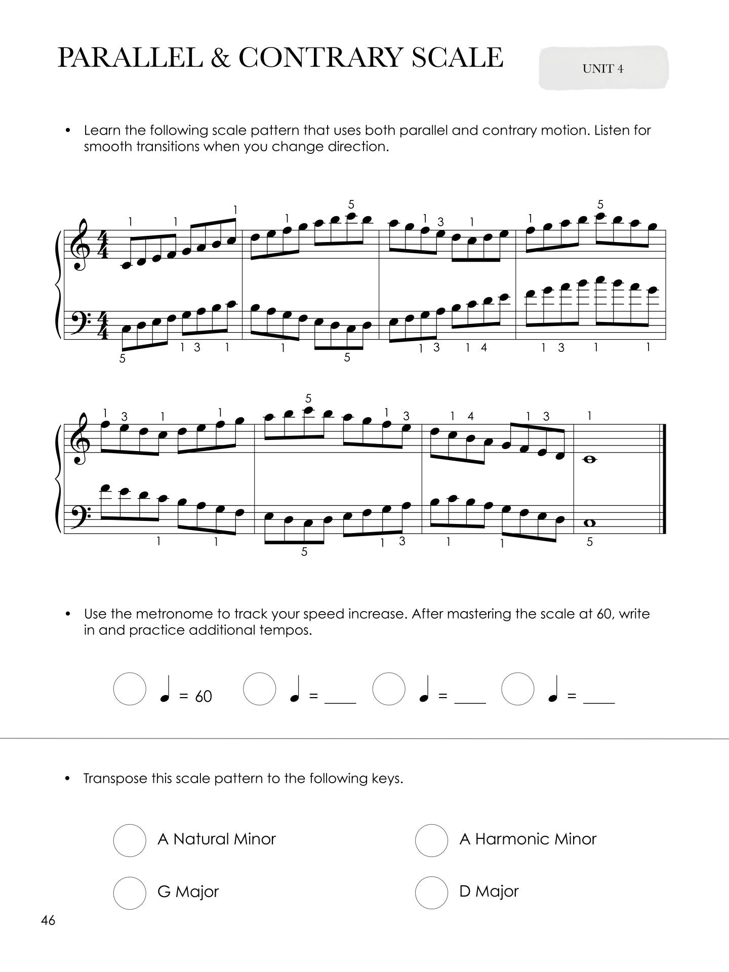 Piano Safari - The Advancing Pianist: Technique Book 1
