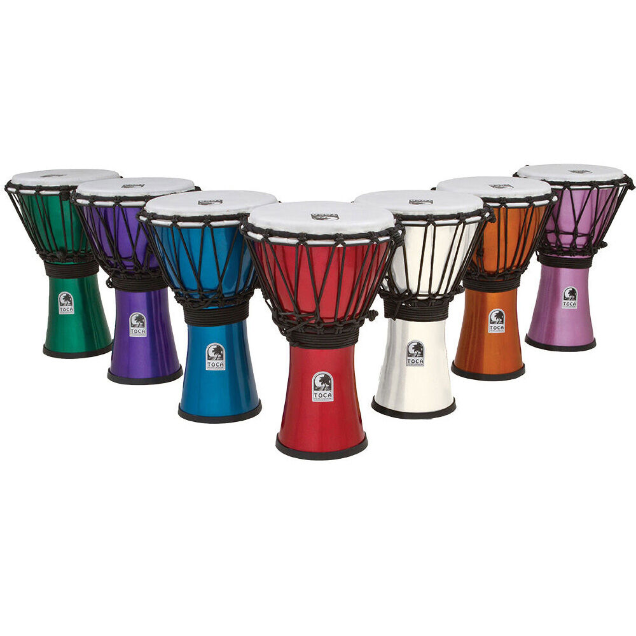 Toca Freestyle Colorsound Series 7" Djembe, Various Colours