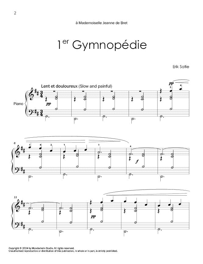 Satie: Trois Gymnopedies