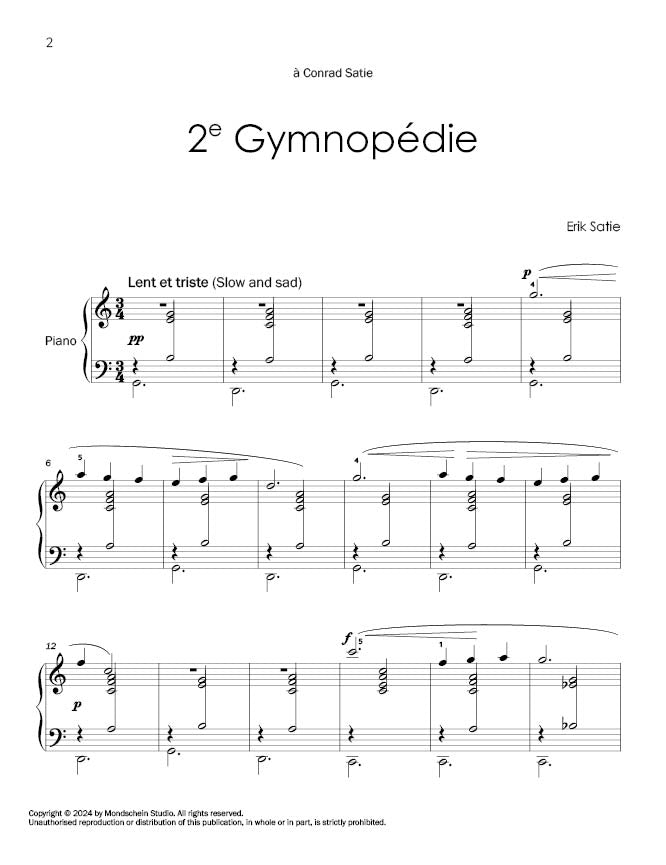 Satie: Trois Gymnopedies