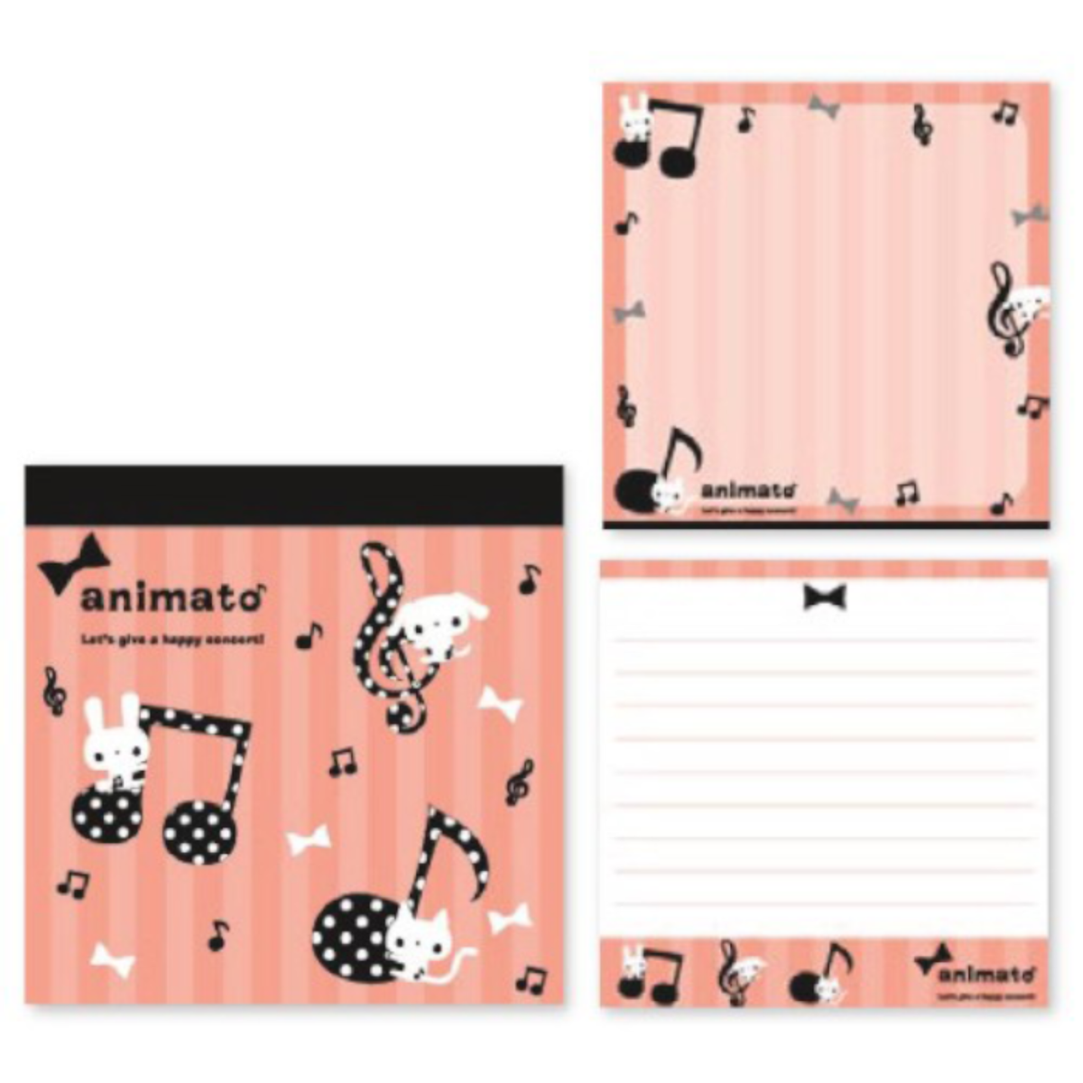 Small Musical Note Pads