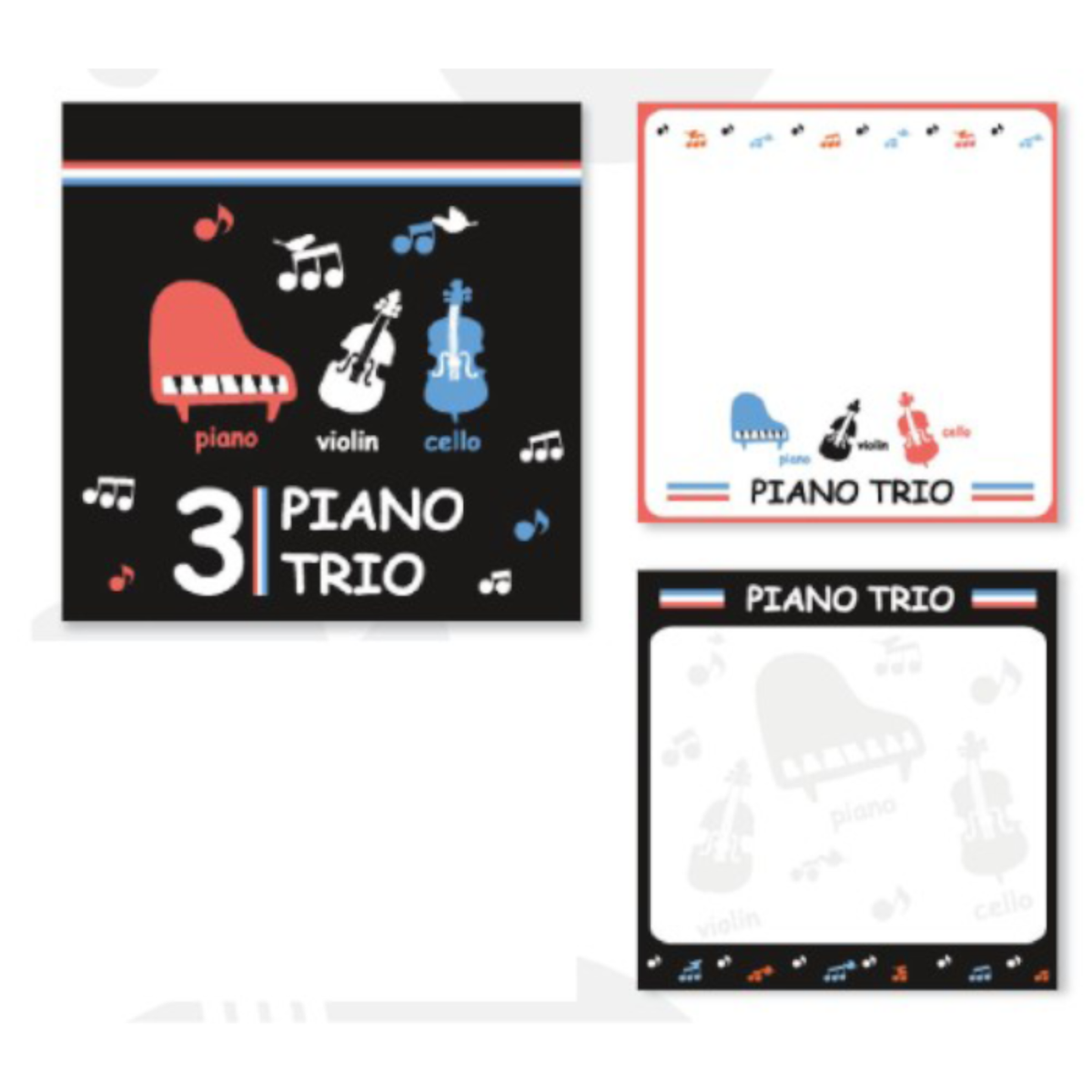Small Musical Note Pads