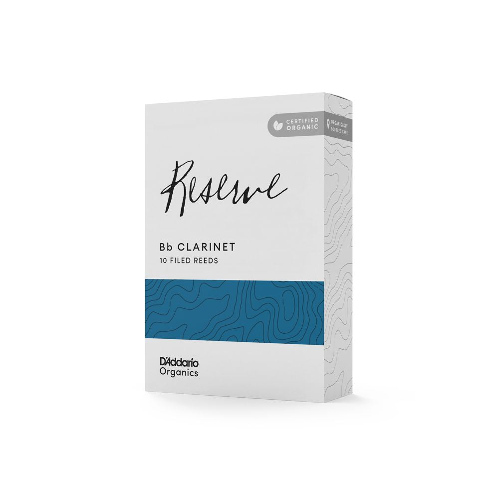 D'Addario Organic Reserve Bb Clarinet Reeds, 10-Pack