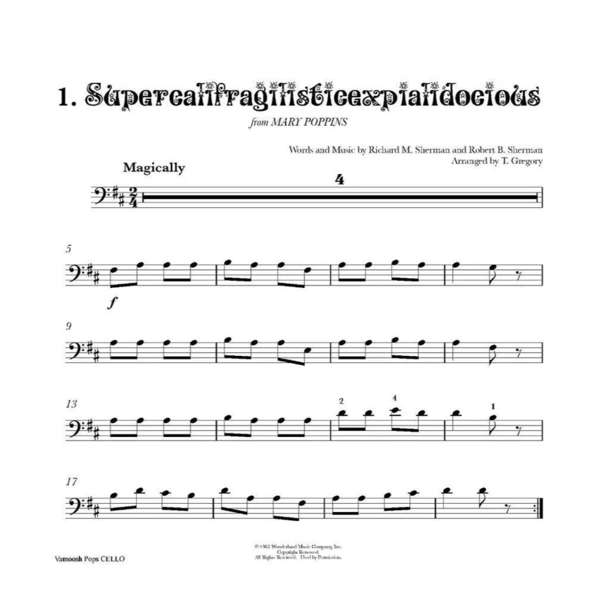Vamoosh Pops Cello Book