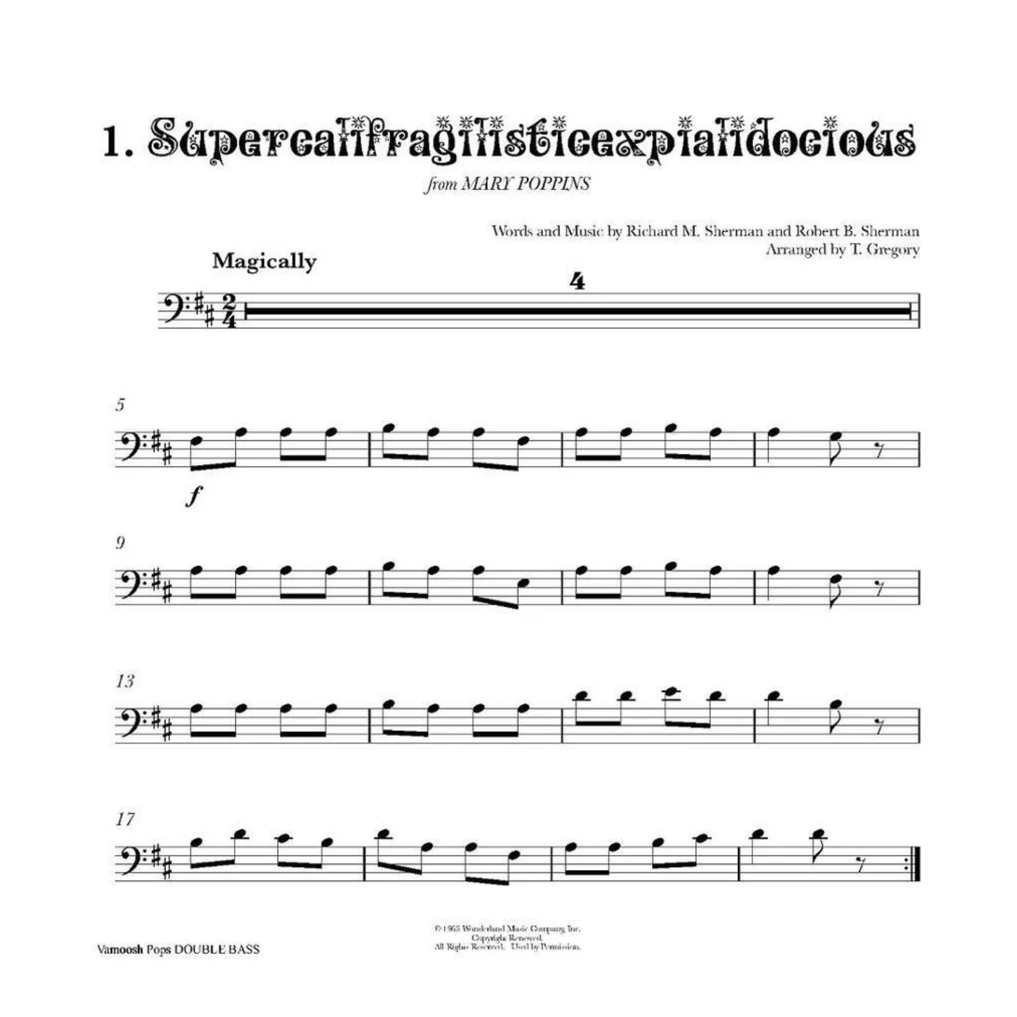 Vamoosh Pops Double Bass Book