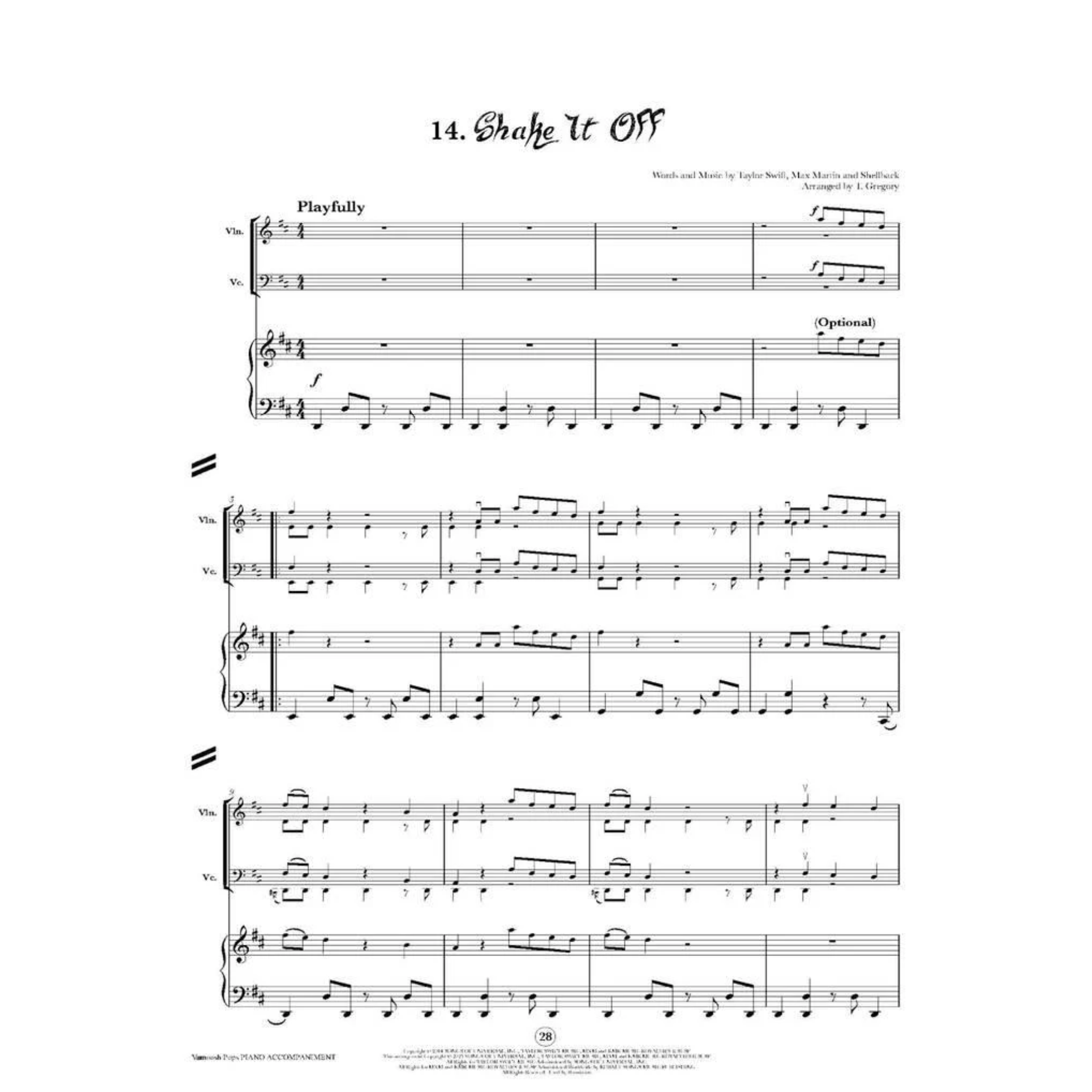 Vamoosh Pops Piano Accompaniment Book