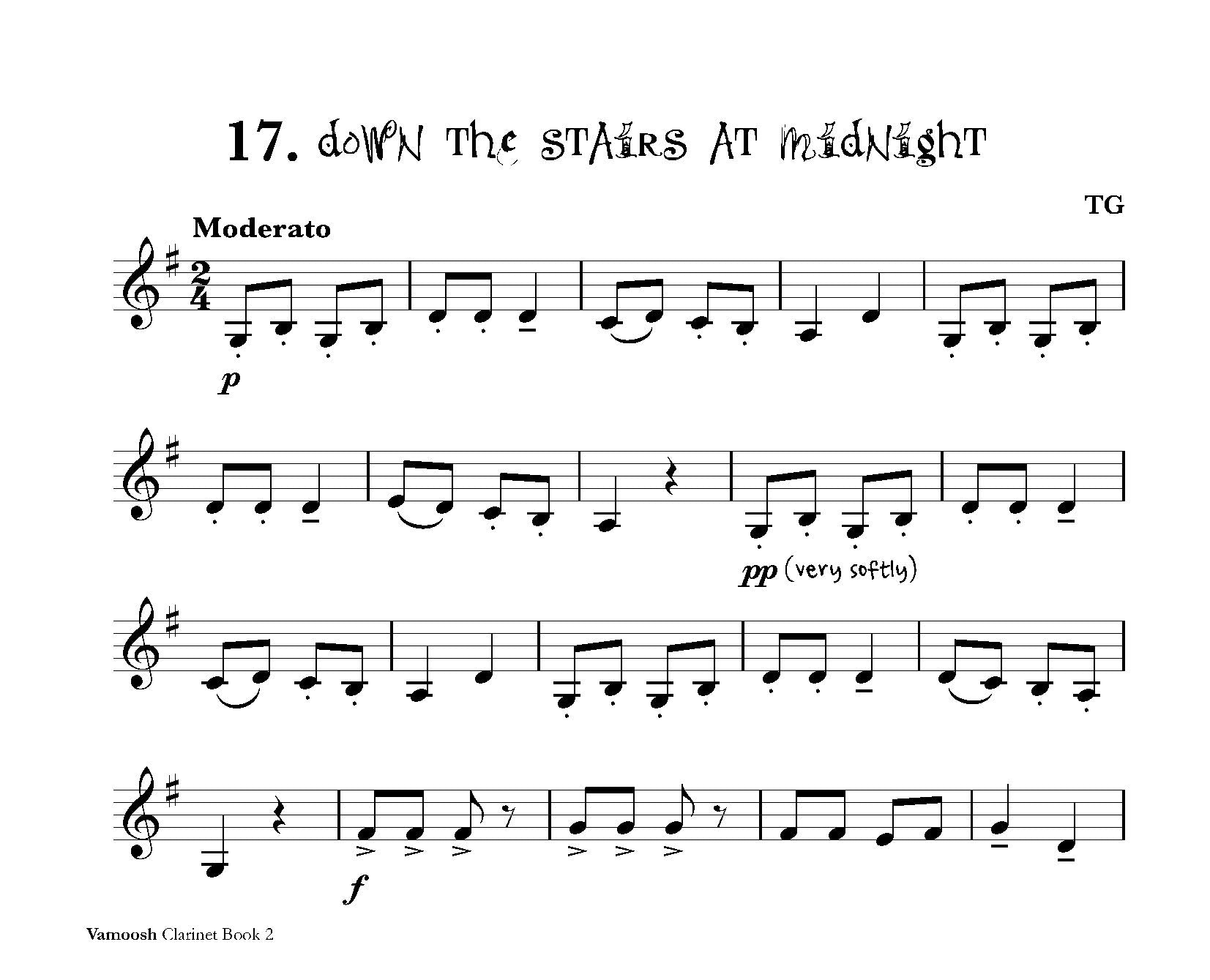 Vamoosh Clarinet Book 2