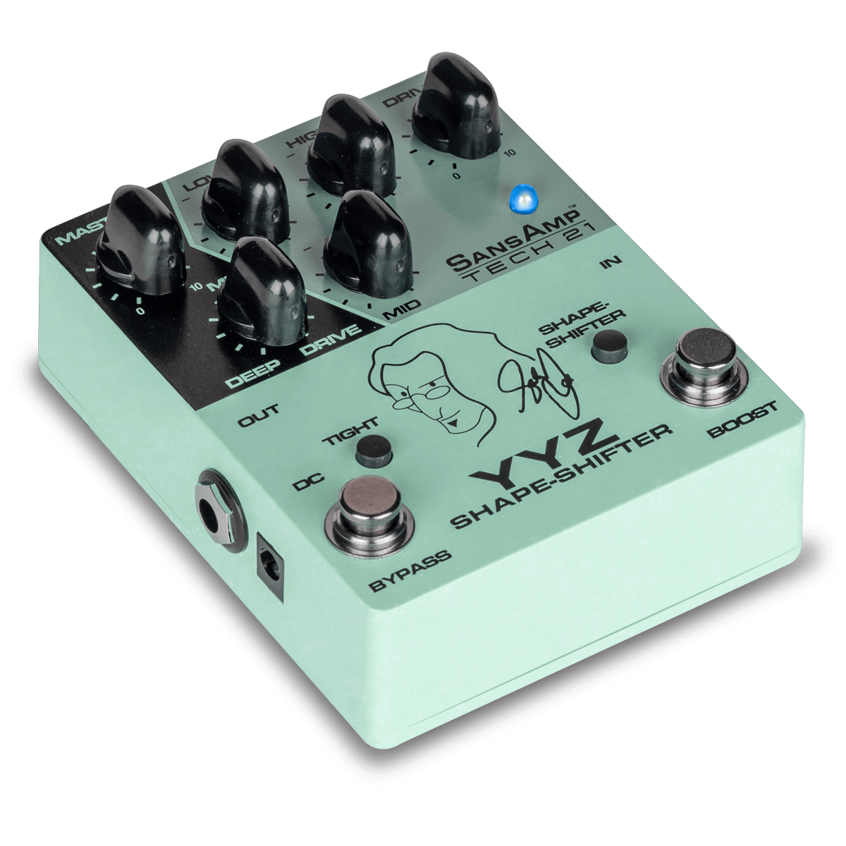 Tech 21 Sansamp YYZ Shape Shifter Geddy Lee Signature Pedal