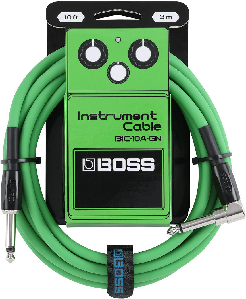 BOSS Instrument Cable 10ft/3m, AS Green