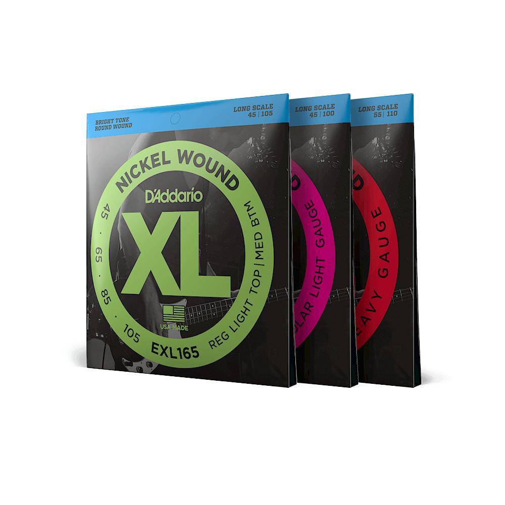 D'Addario XL Nickel Bass Strings