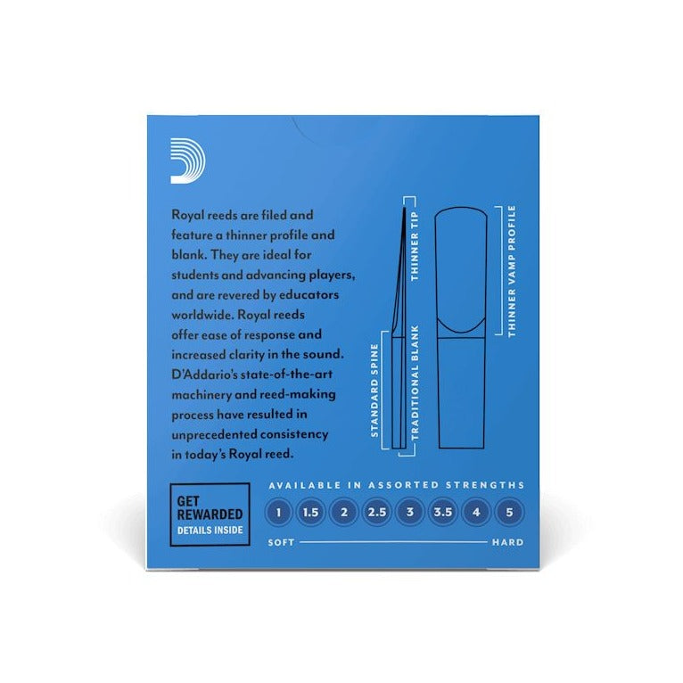 Rico Royal Eb Clarinet Reeds, 10-Pack