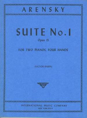 Arensky: Suite No. 1, Opus 15 for Two Pianos, Four Hands