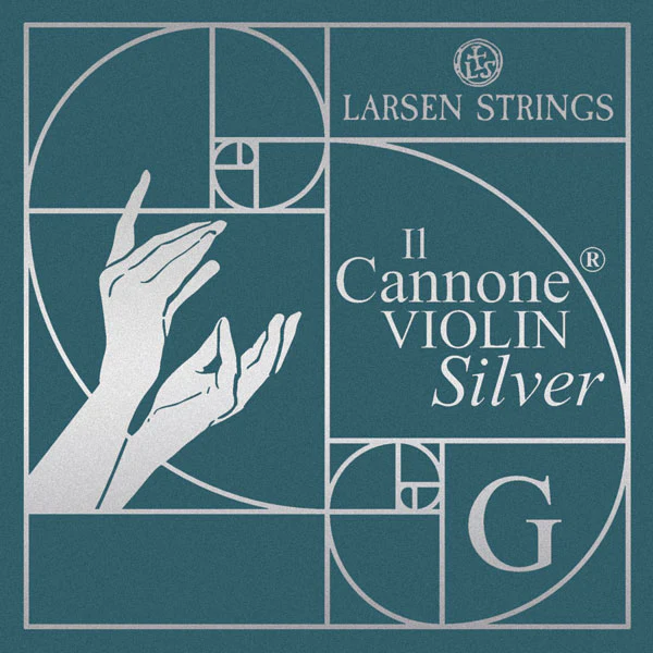 Larsen Il Cannnone Silver Violin Strings