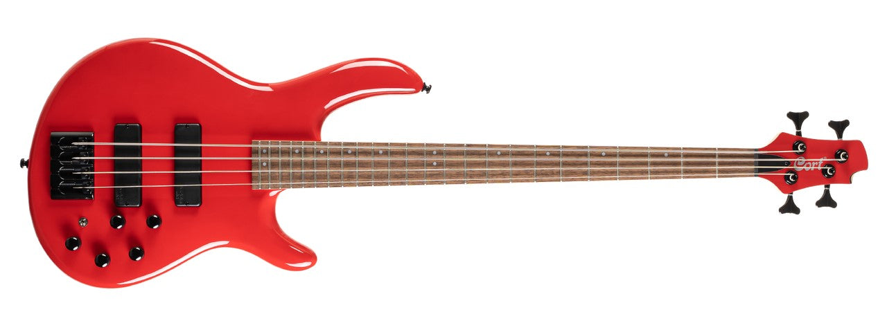 Cort C4 Deluxe Bass, Candy Red