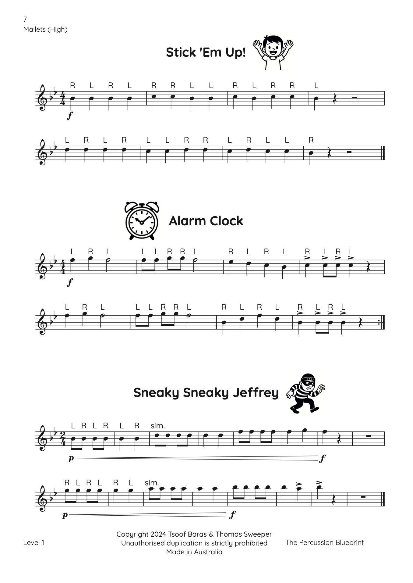 The Percussion Blueprint by Baras and Sweeper