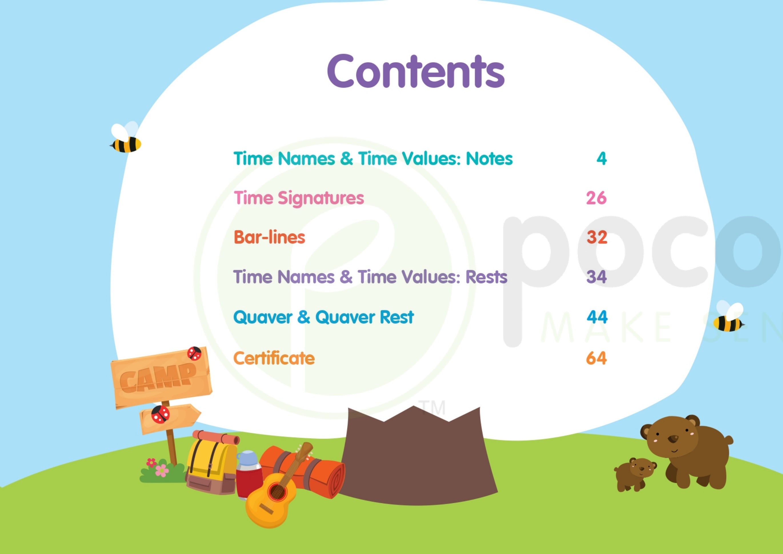 Theory Drills for Young Children Book 2 - Time Names, Values & Signatures