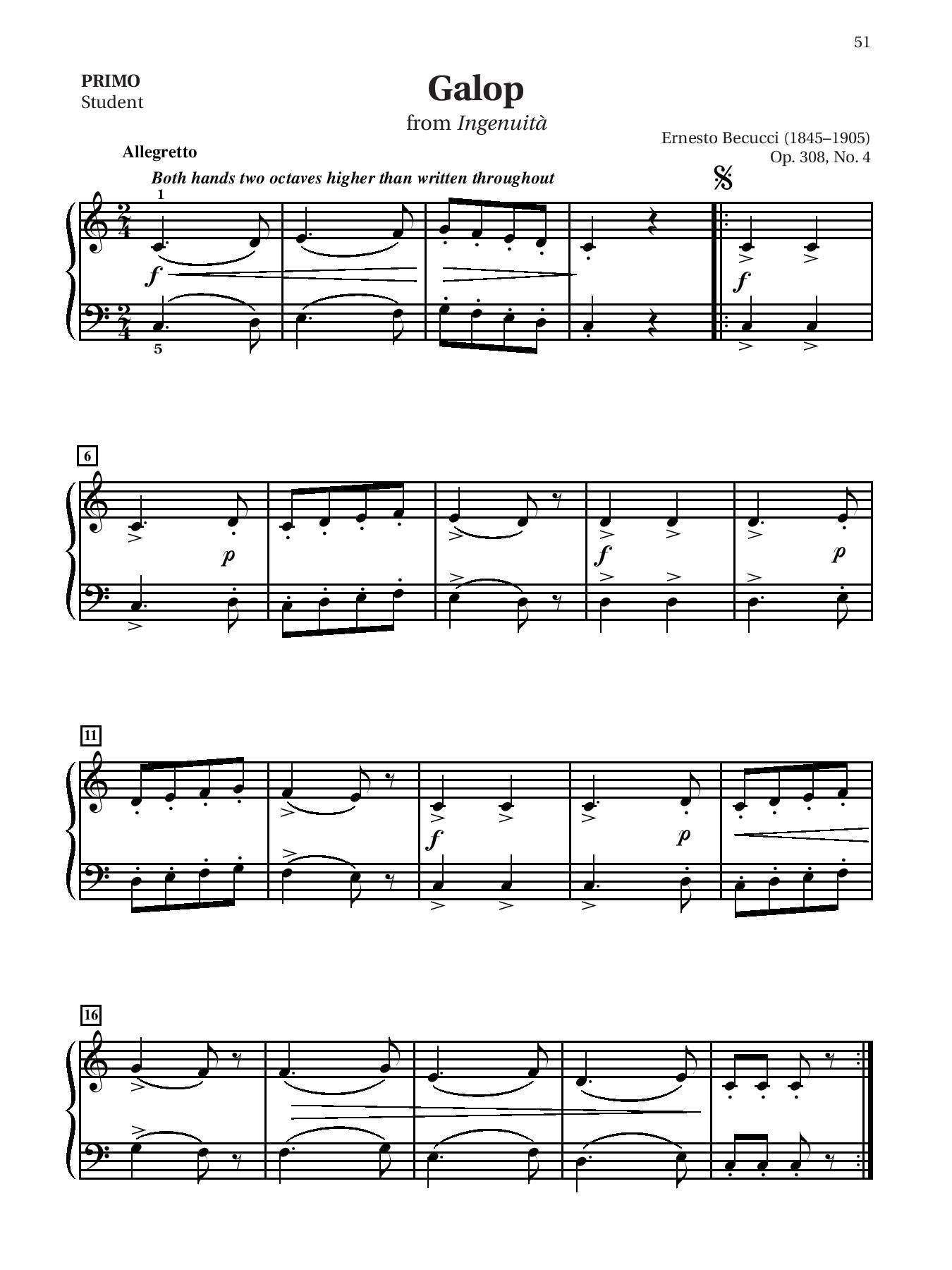 Easy Classical Piano Duets for Teacher and Student, Book 2