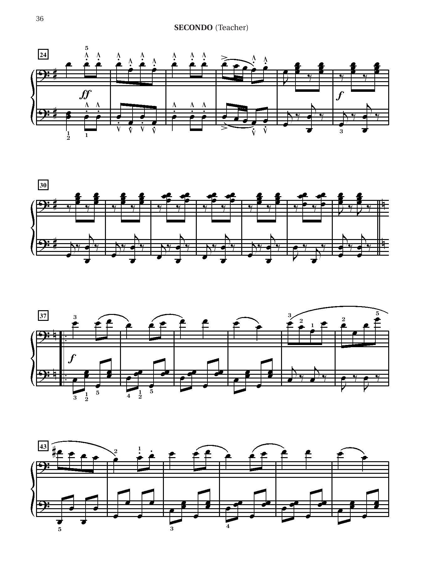 Easy Classical Piano Duets for Teacher and Student, Book 3