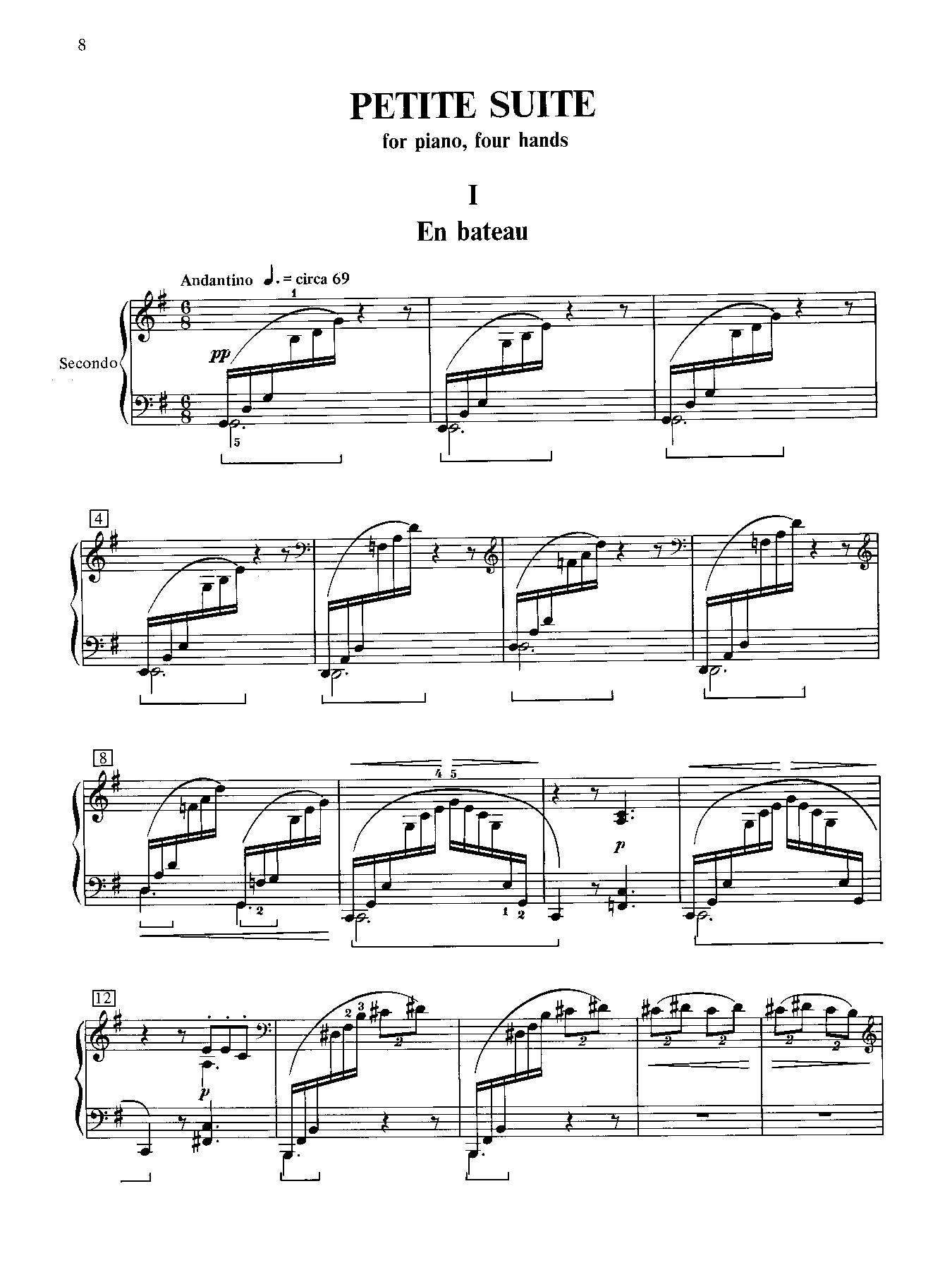 Debussy: Petite Suite for Piano Duet