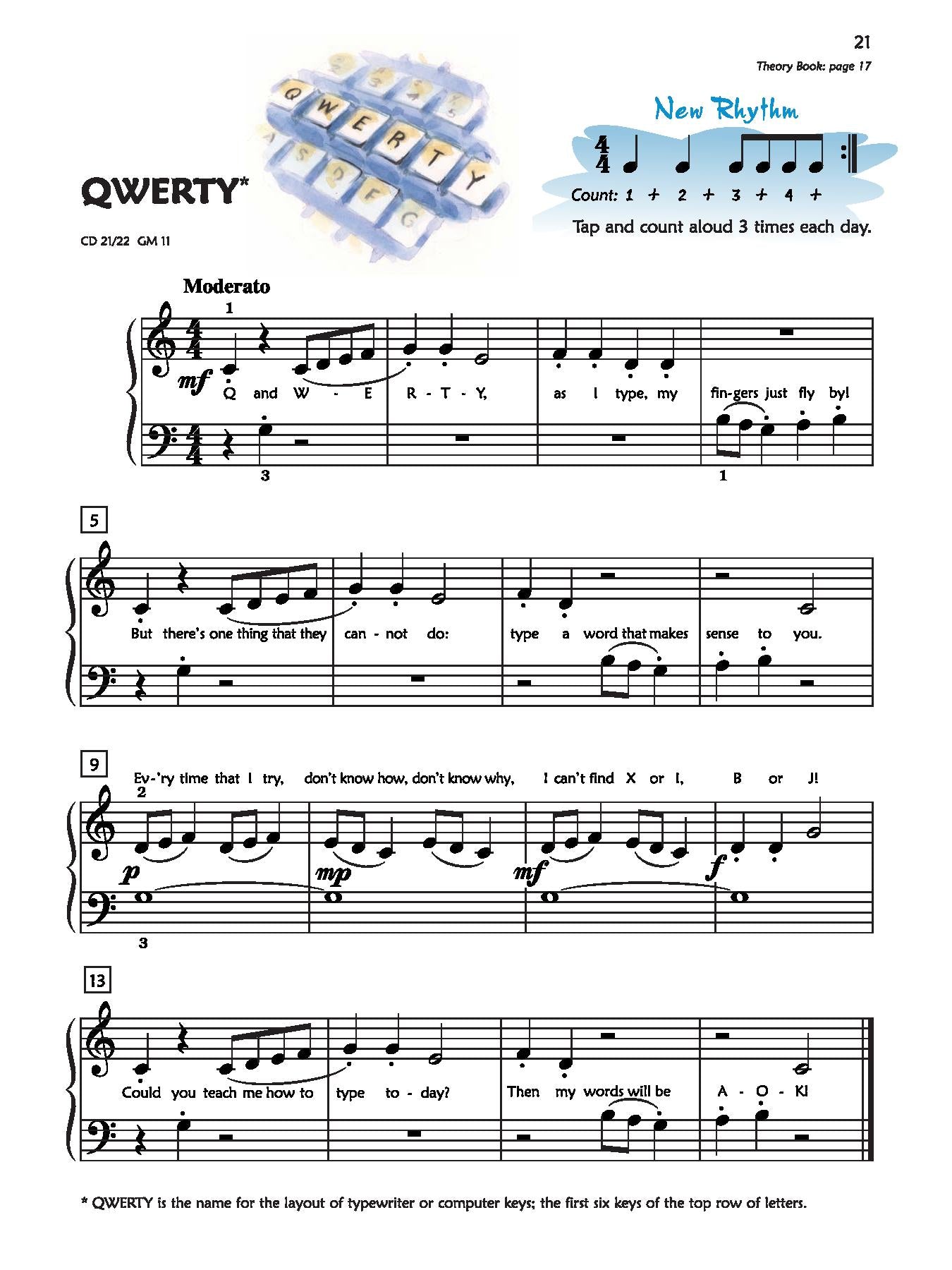 Alfred's Premier Piano Course, Lesson 2A