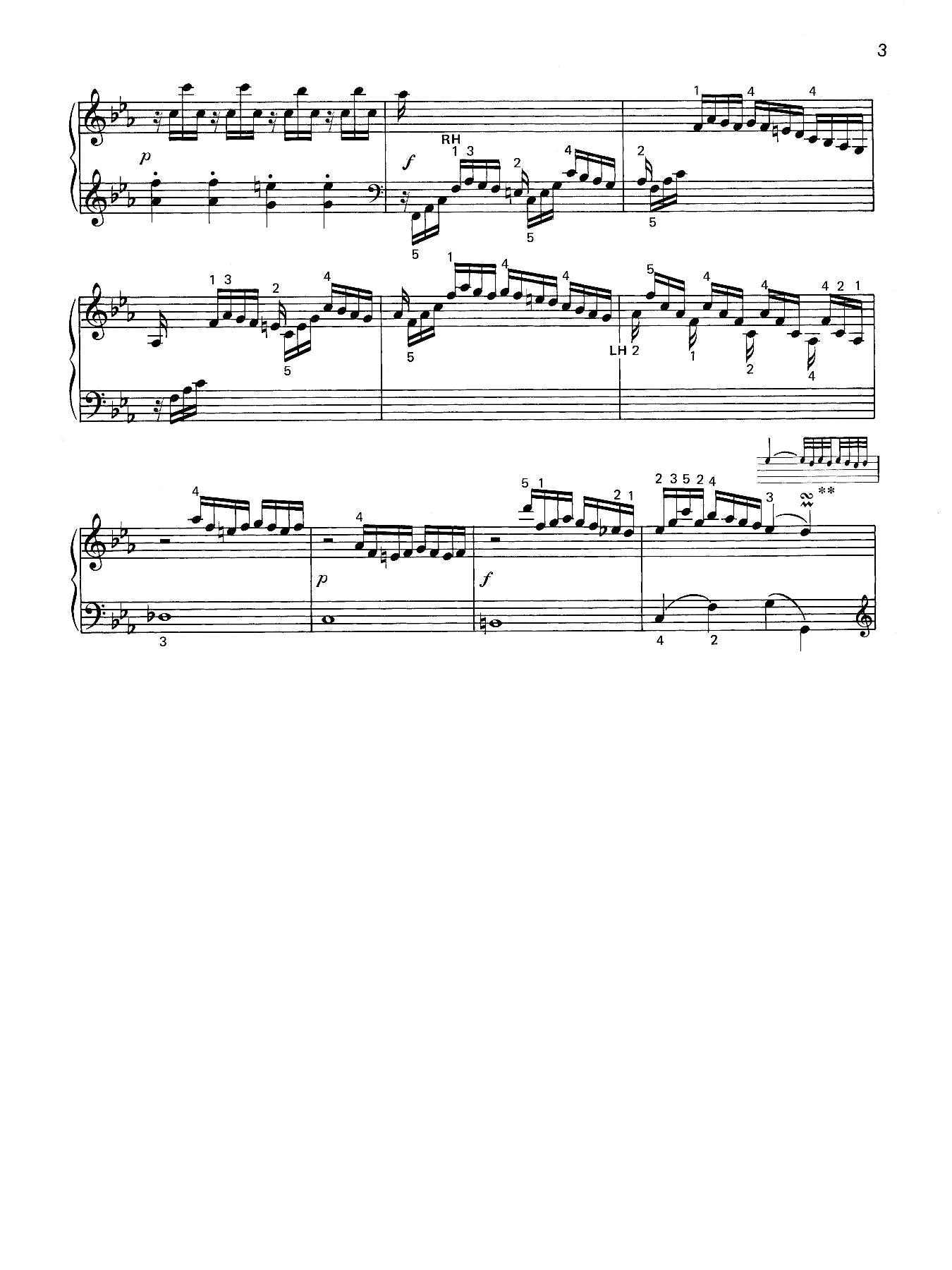 C. P. E. Bach: Solfeggio in C minor for Piano Solo