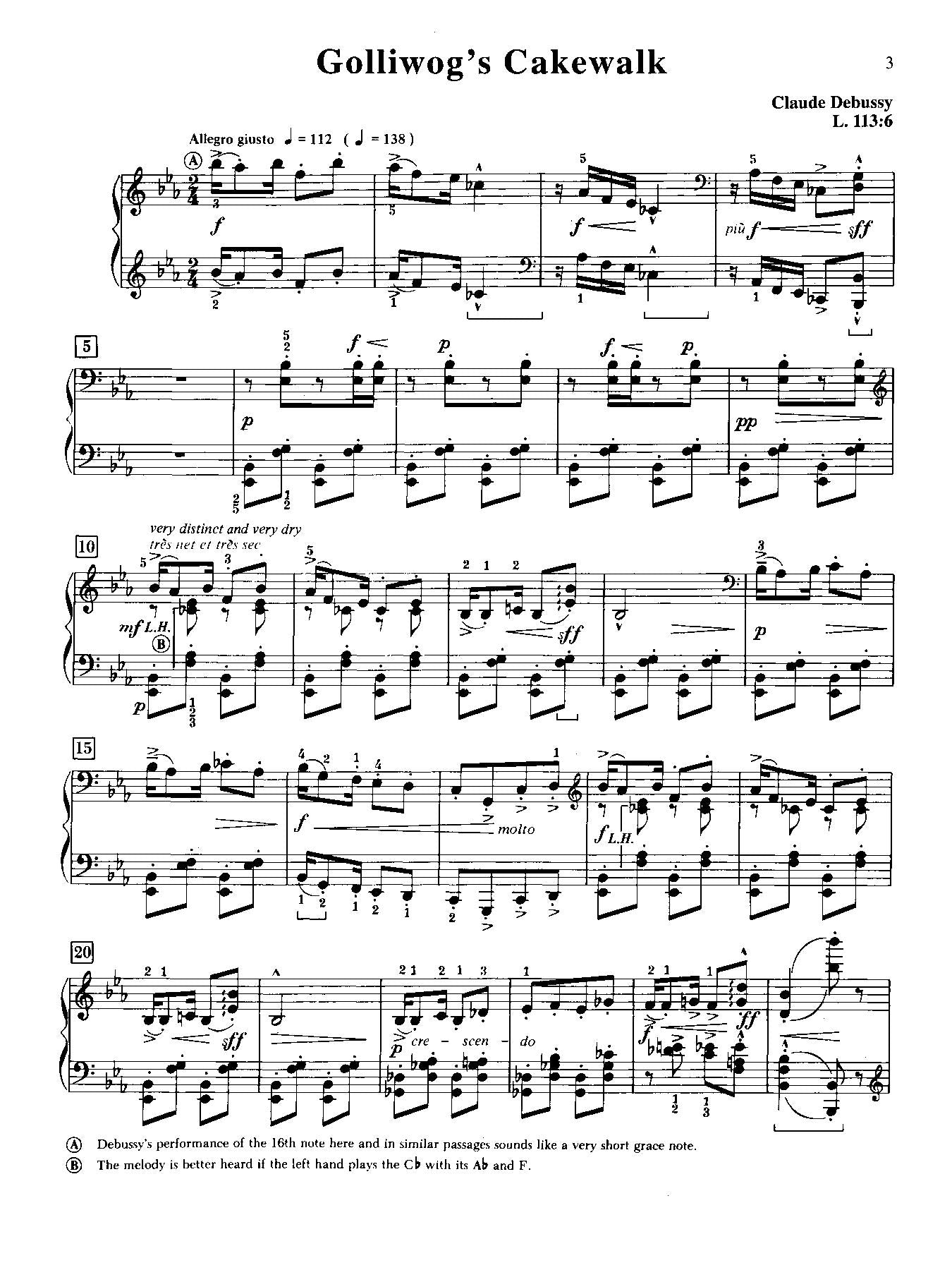 Debussy: Golliwog's Cakewalk