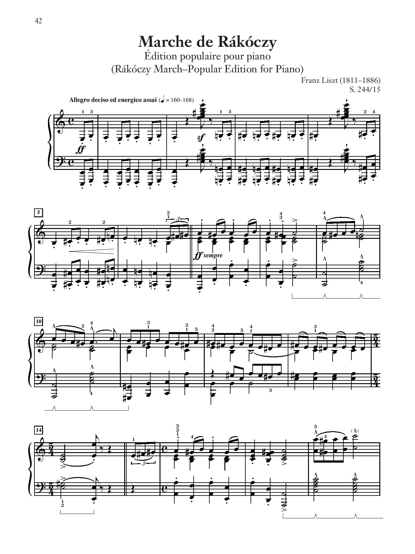 Liszt: 21 Selected Piano Works