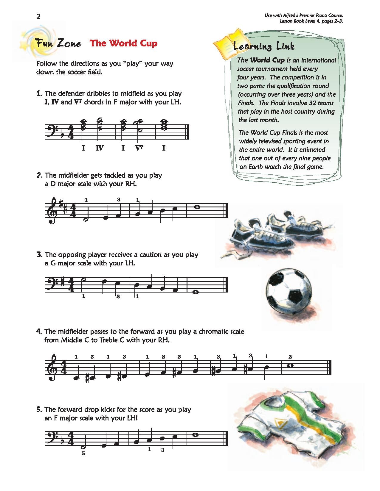 Alfred's Premier Piano Course, Theory 4