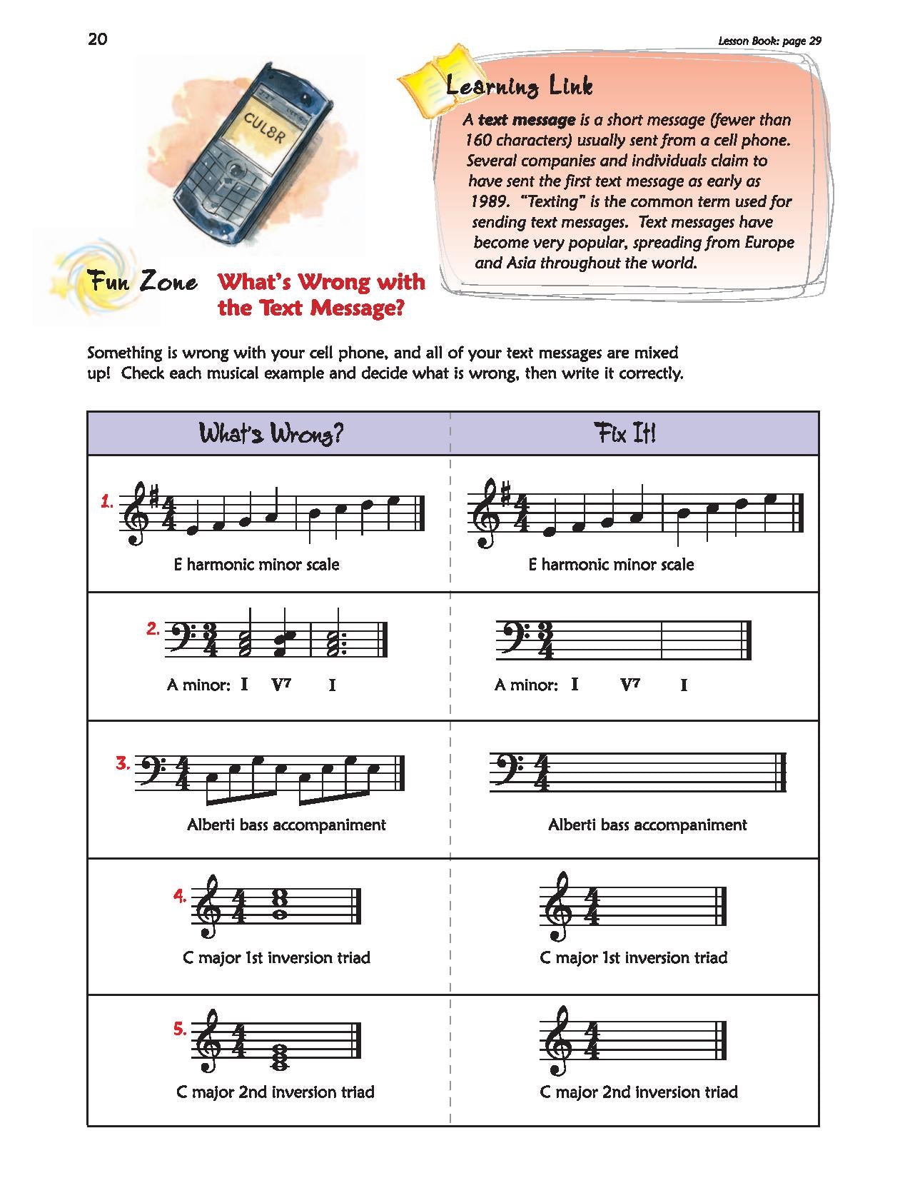 Alfred's Premier Piano Course, Theory 4