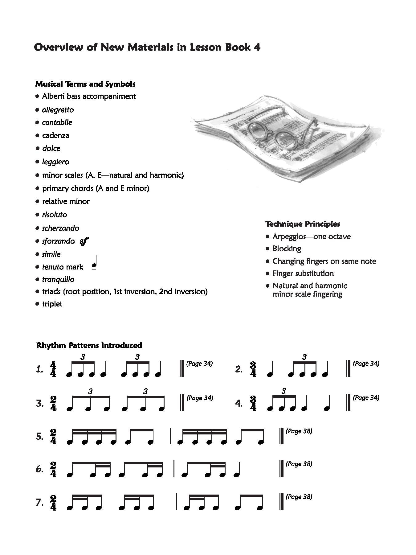Alfred's Premier Piano Course, Lesson 4