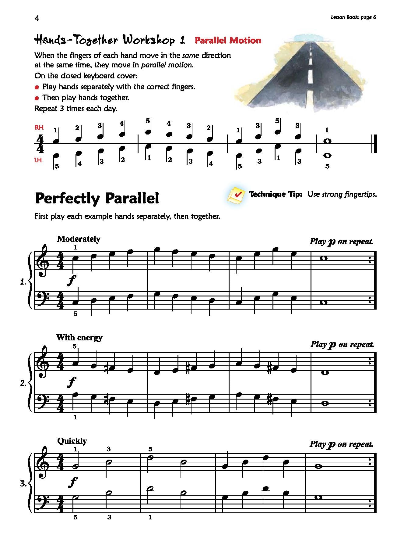 Alfred's Premier Piano Course, Technique 2A
