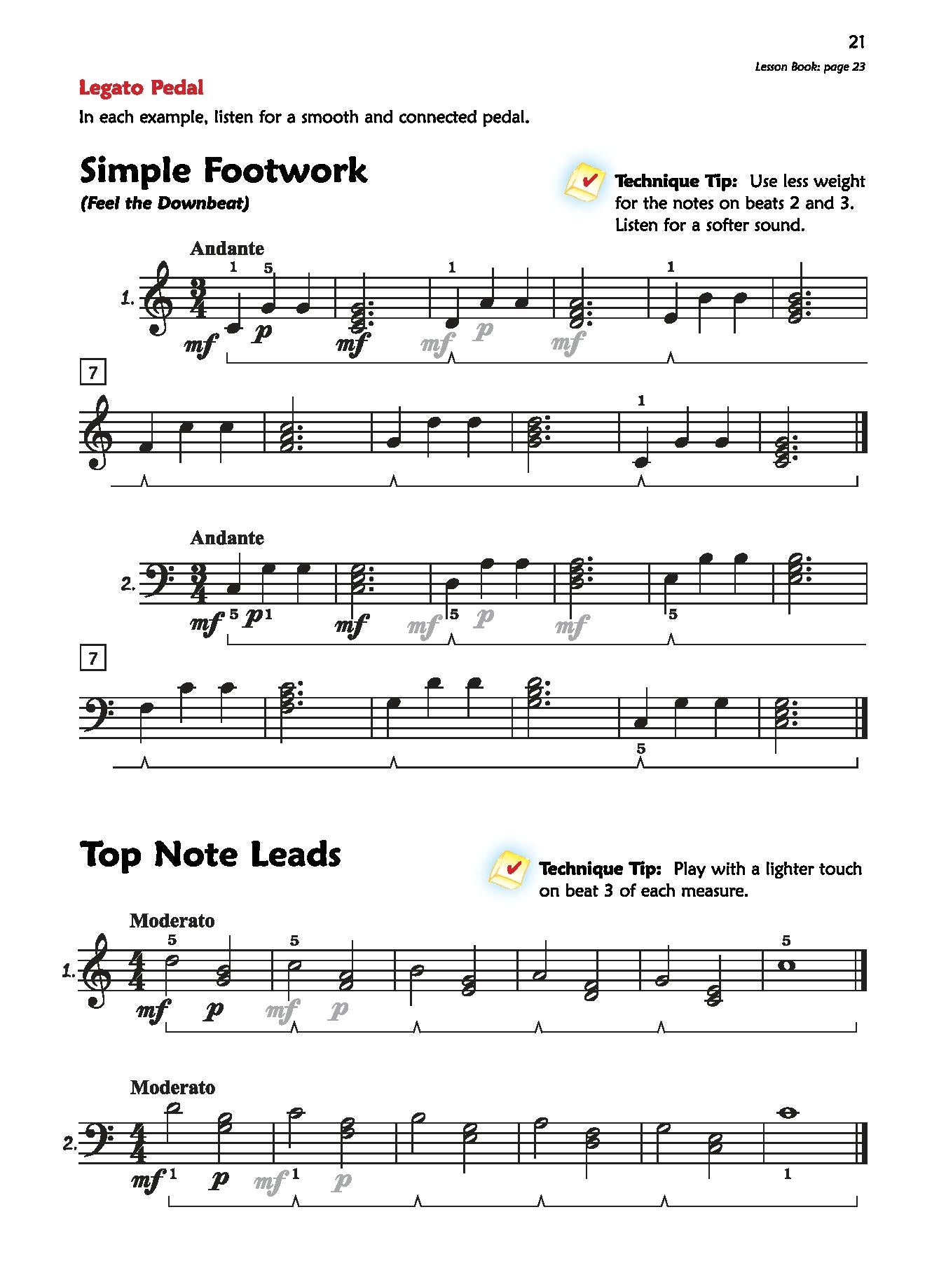 Alfred's Premier Piano Course, Technique 2B