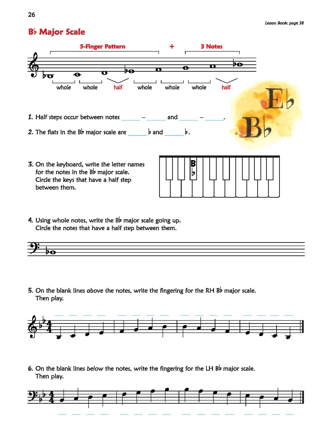 Alfred's Premier Piano Course, Theory 5