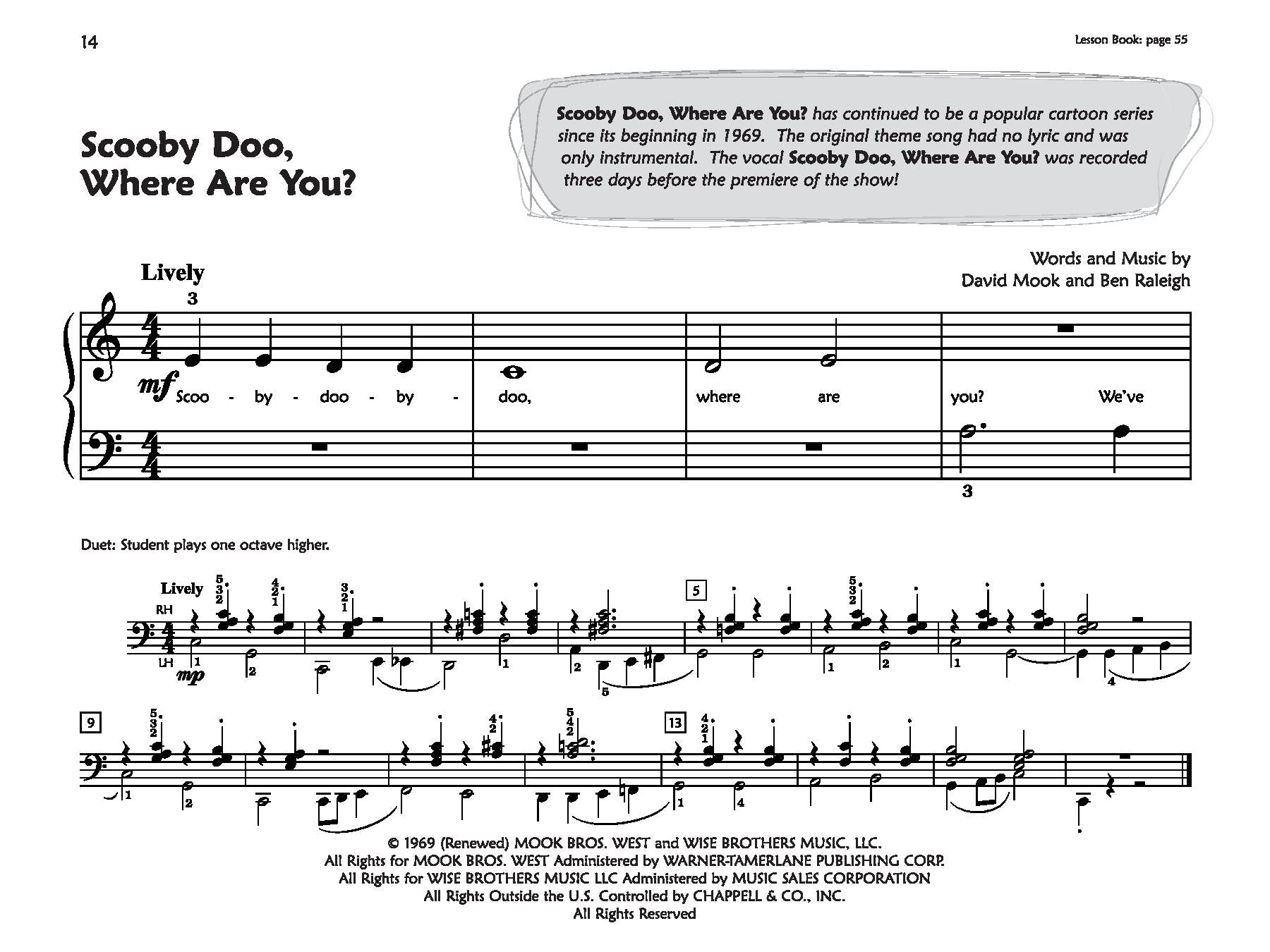 Alfred's Premier Piano Course, Pop and Movie Hits 1A