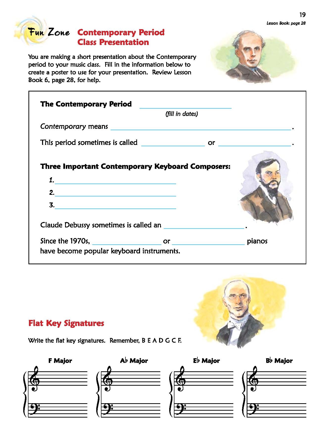 Alfred's Premier Piano Course, Theory 6