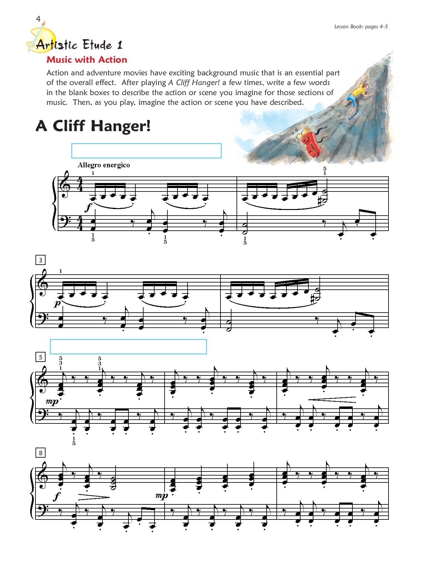 Alfred's Premier Piano Course, Technique 5