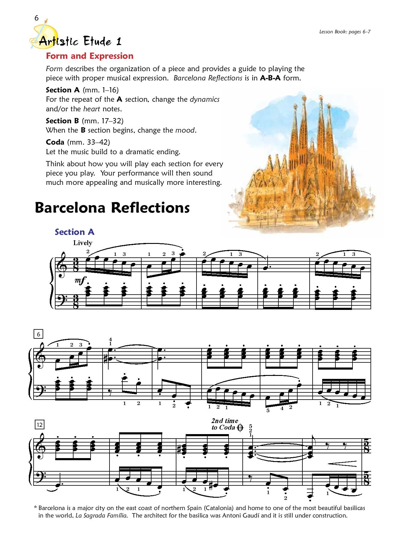 Alfred's Premier Piano Course, Technique 6