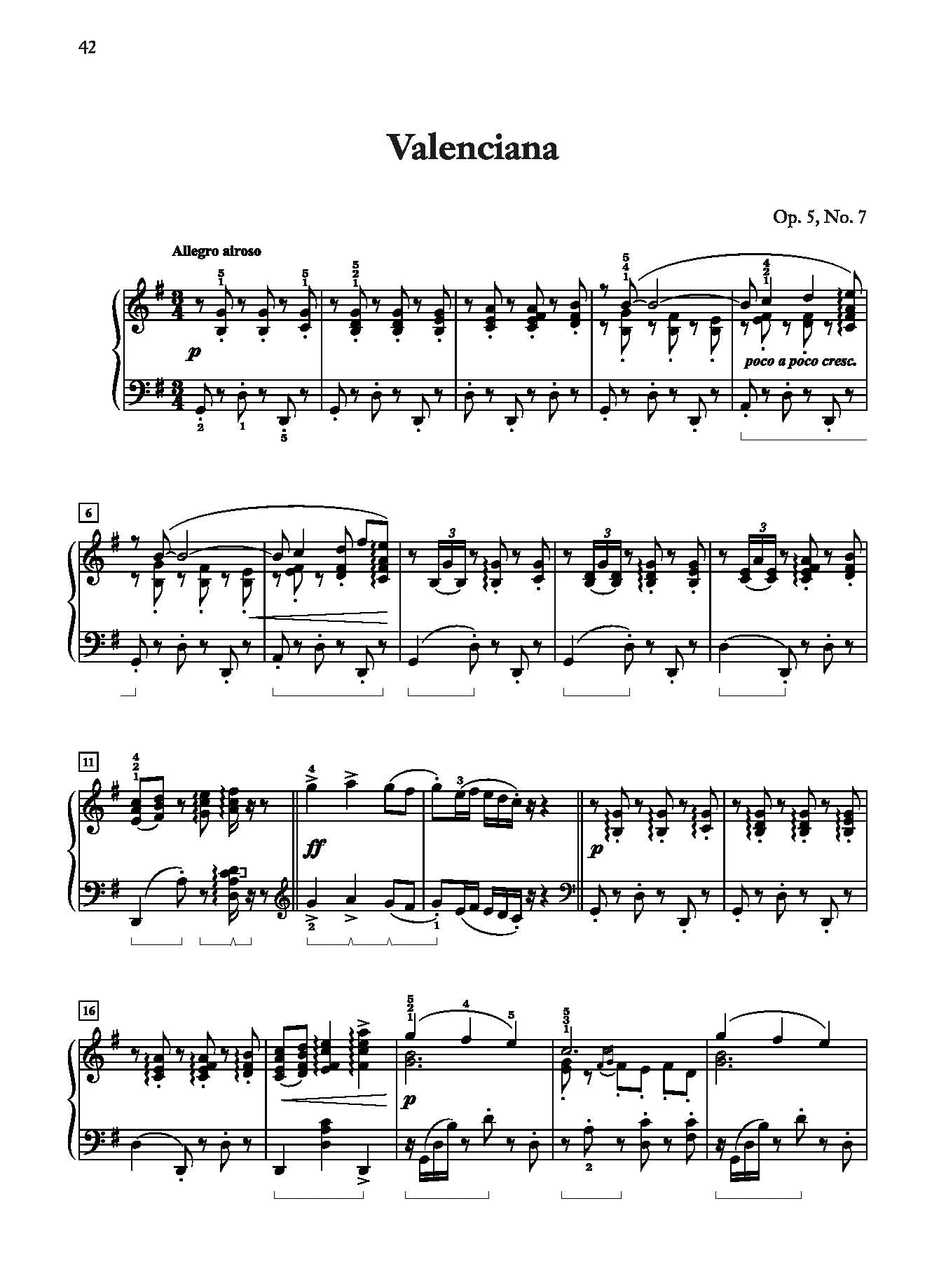 Granados: 12 Spanish Dances, Opus 5