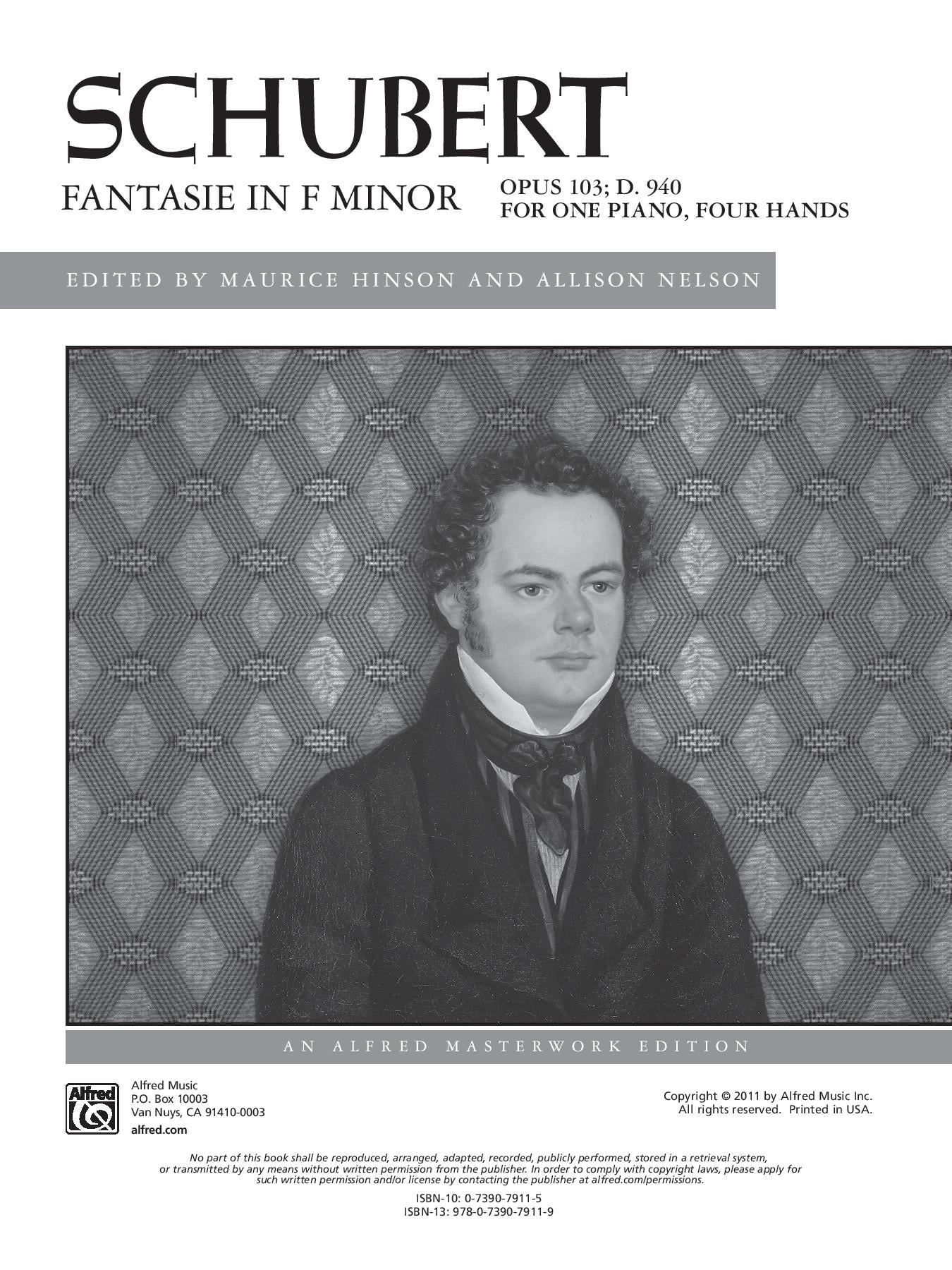 Schubert: Fantasie in F Minor, Opus 103, D. 940 for Piano Duet