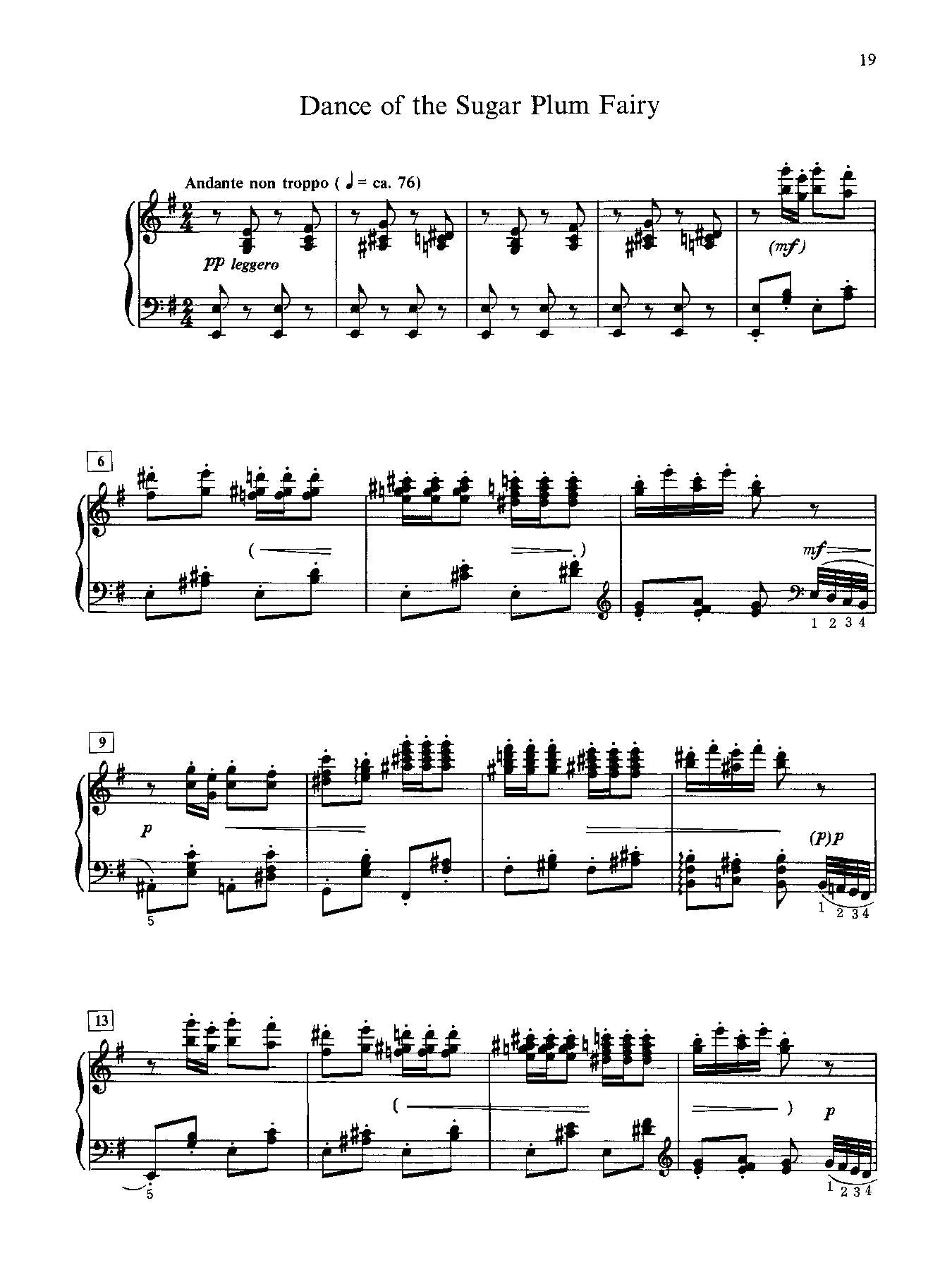 Tchaikovsky: The Nutcracker Suite (Solo)