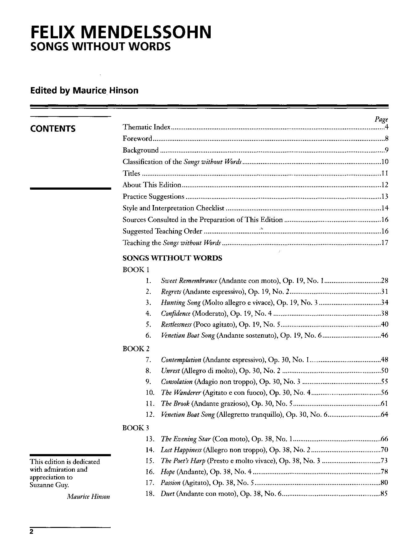 Mendelssohn: Songs Without Words (Complete)