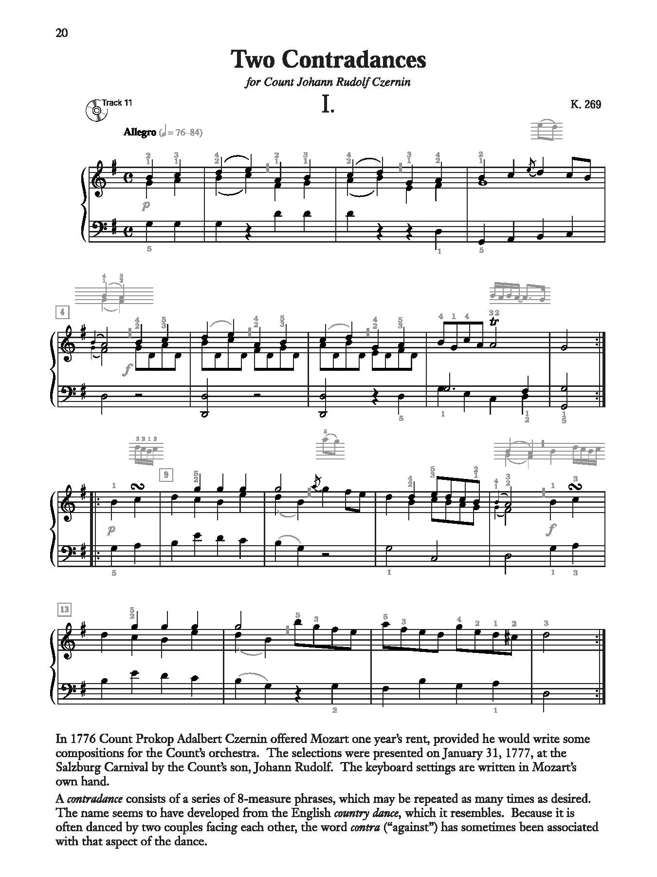 Mozart: First Book for Pianists