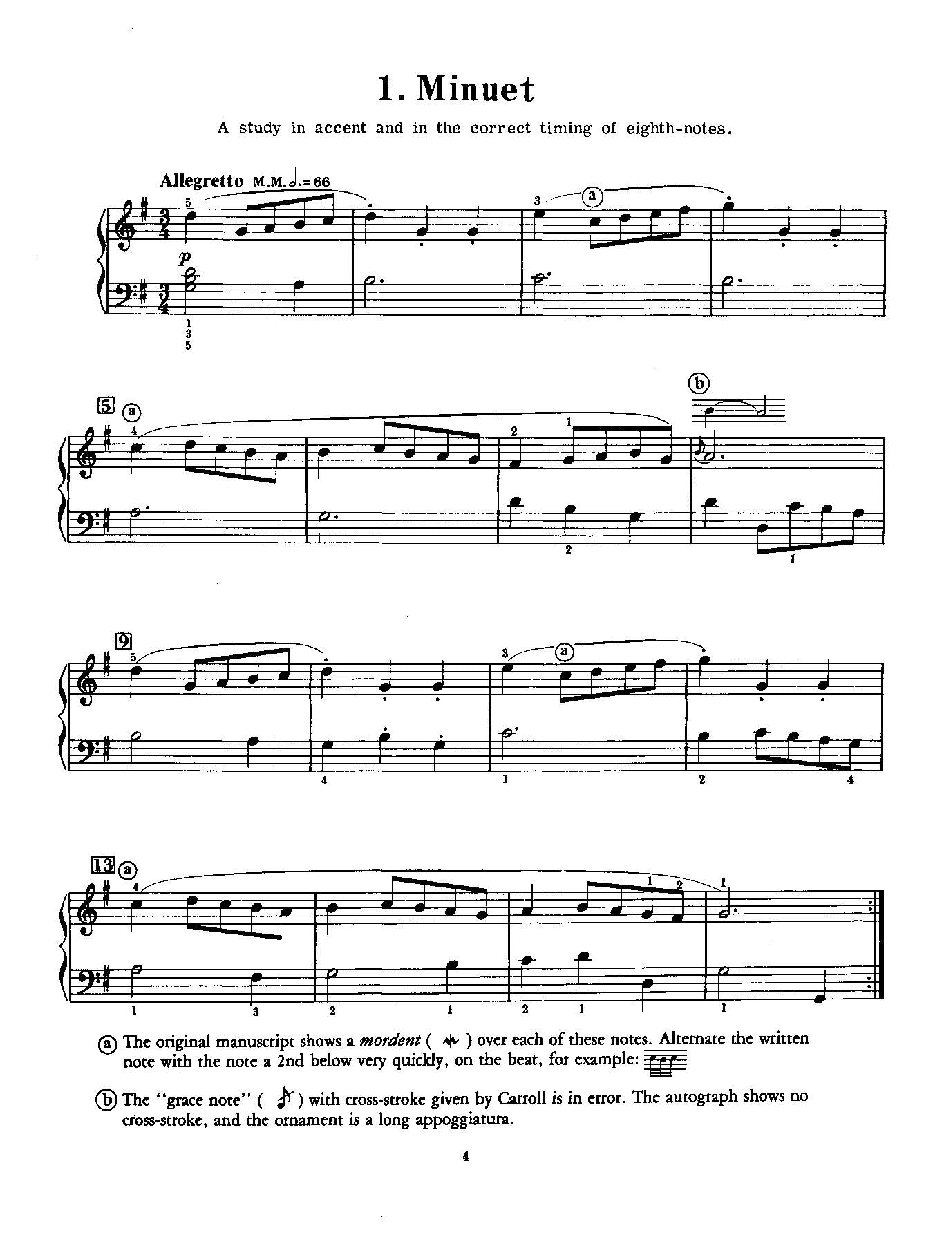 First Lessons in Bach for the Piano