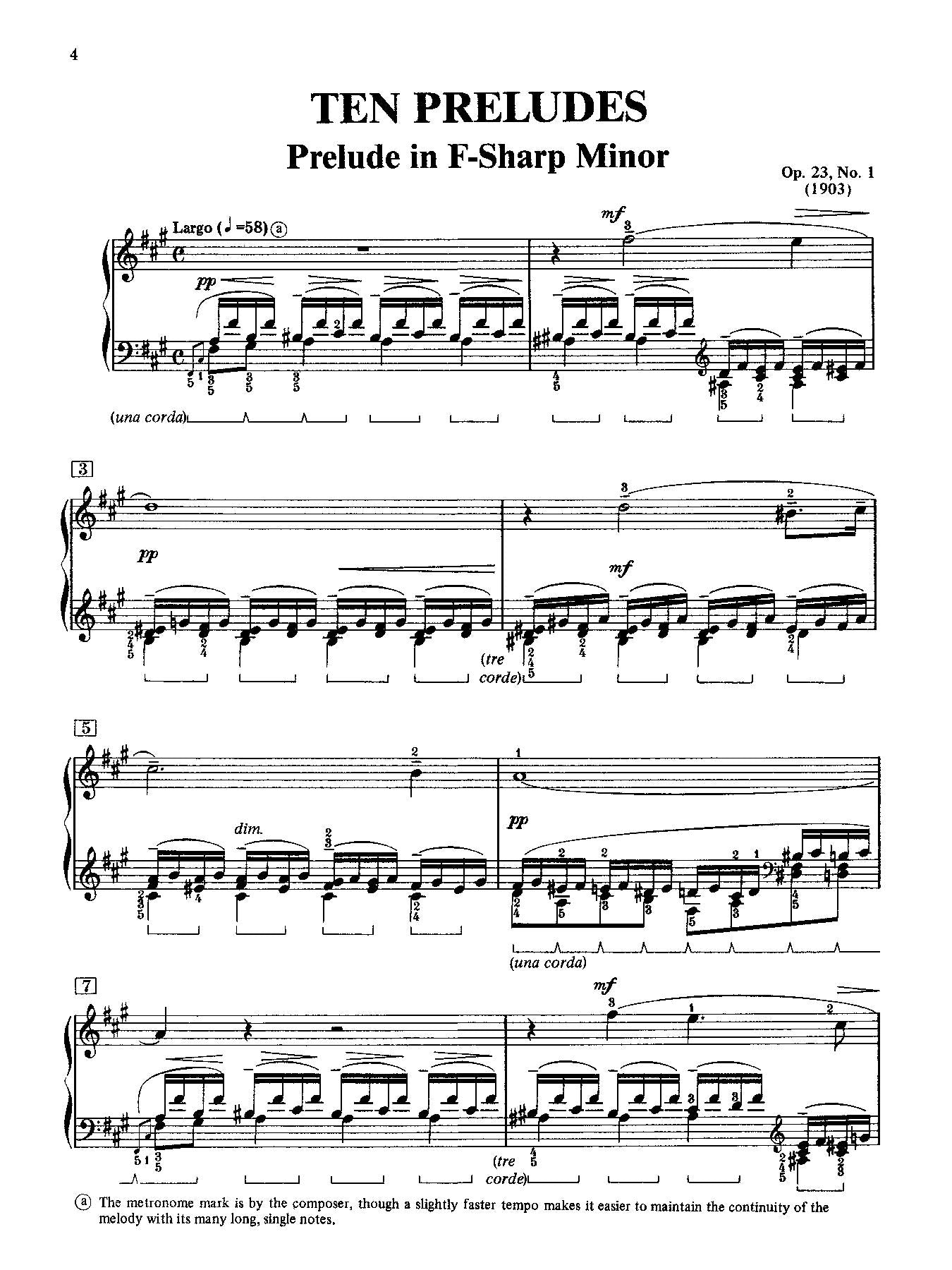 Rachmaninoff: Preludes, Opus 23