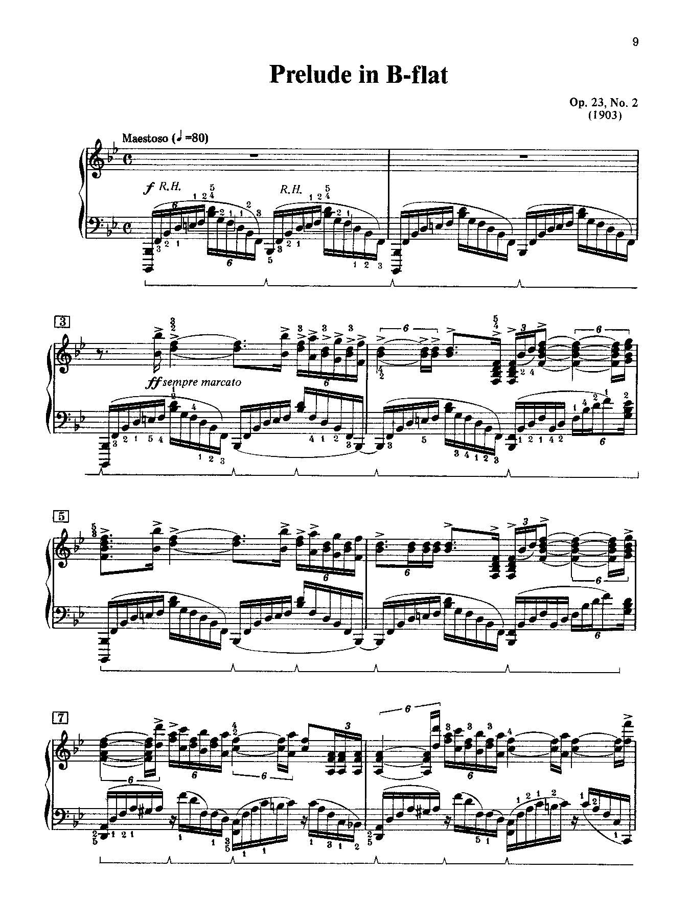 Rachmaninoff: Preludes, Opus 23
